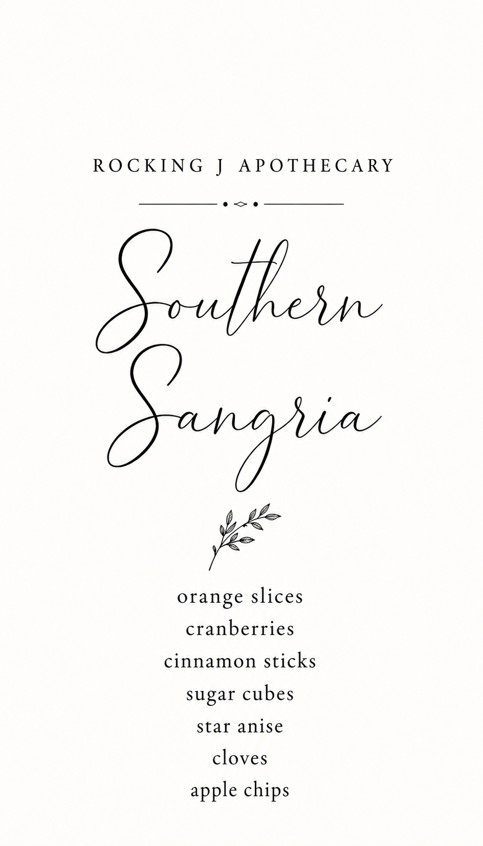 Southern Sangria Dry Mix